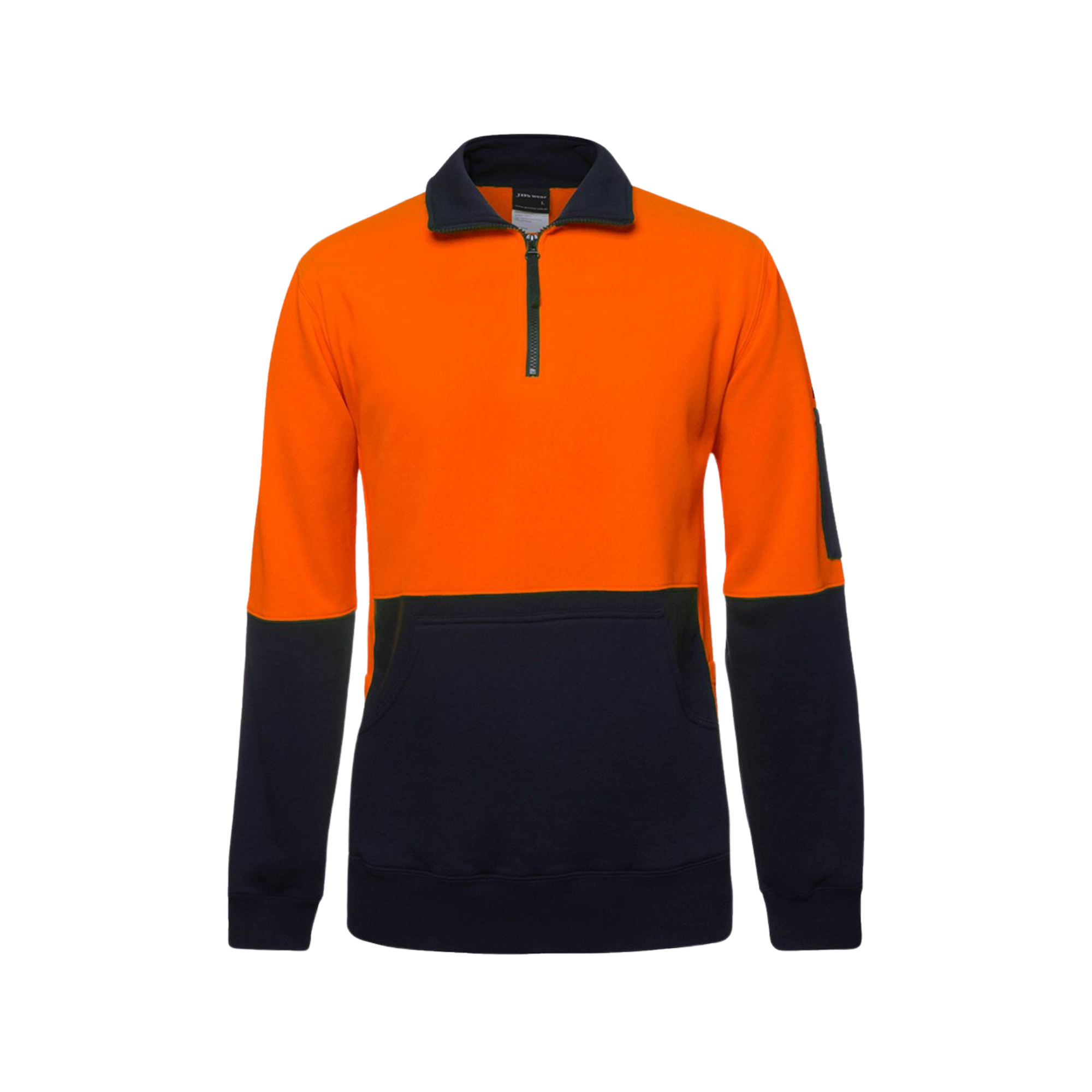 JB'S HI VIS 330G 1/2 ZIP FLEECE