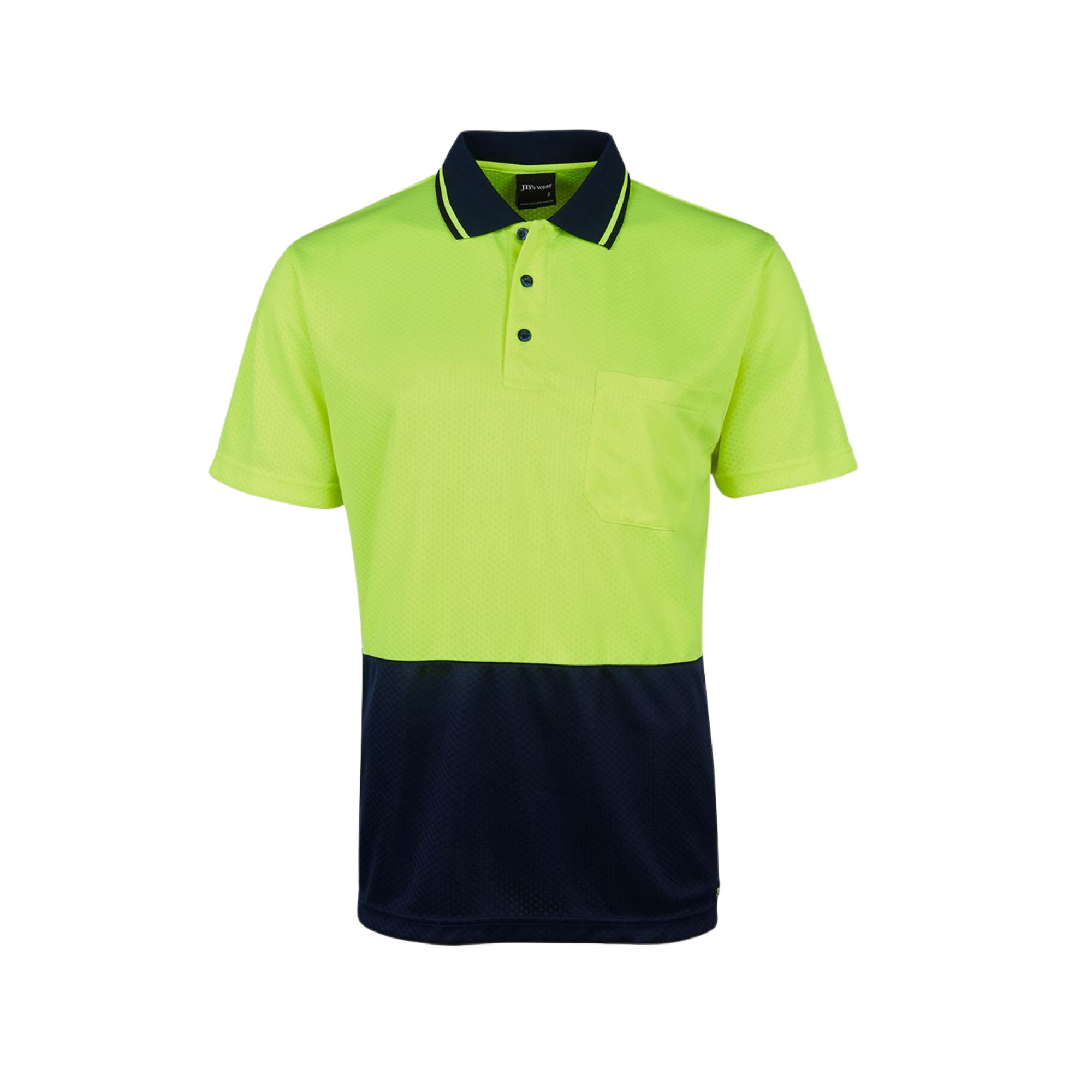 JB'S HI VIS JACQUARD NON CUFF POLO