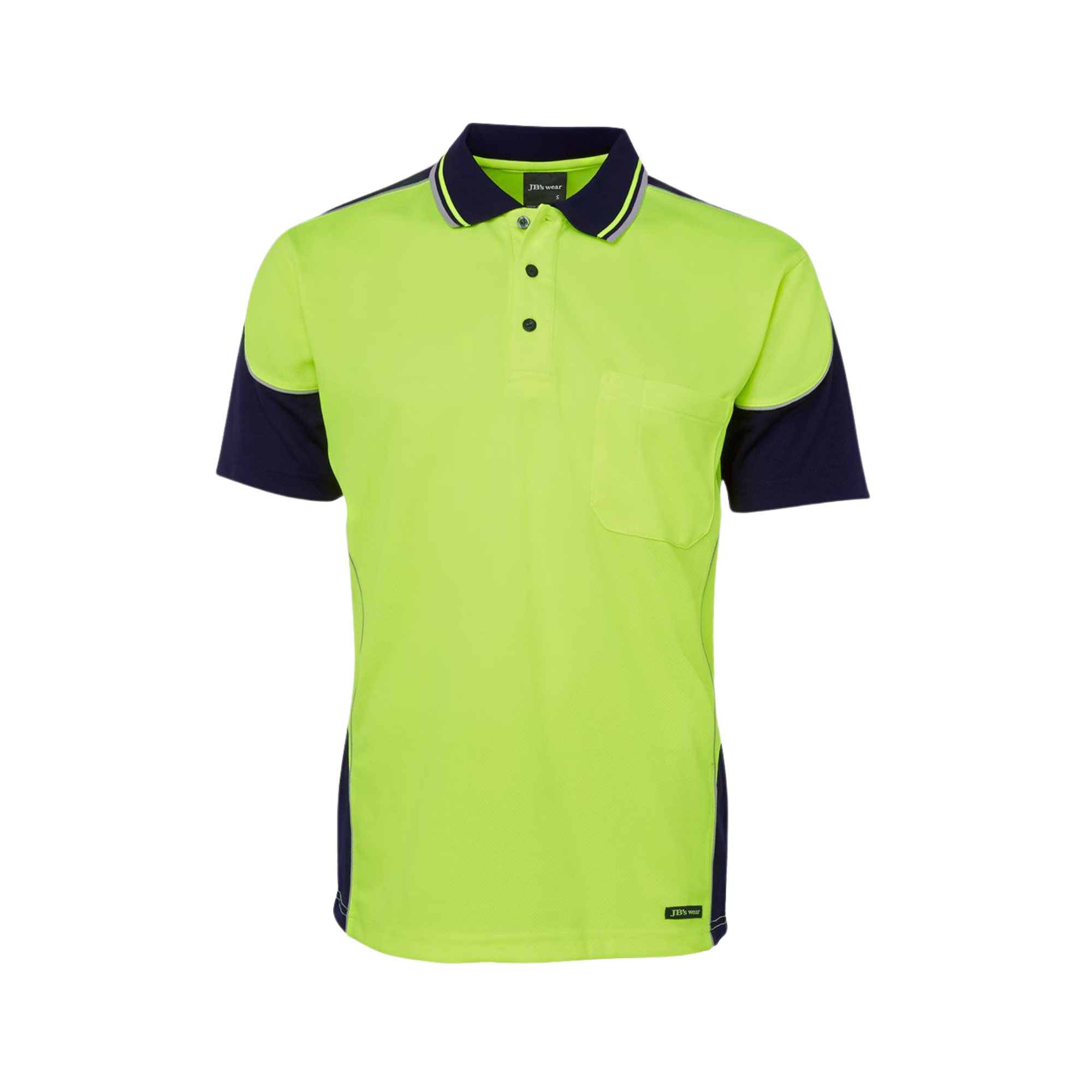 JB'S HI VIS CONTRAST PIPING POLO