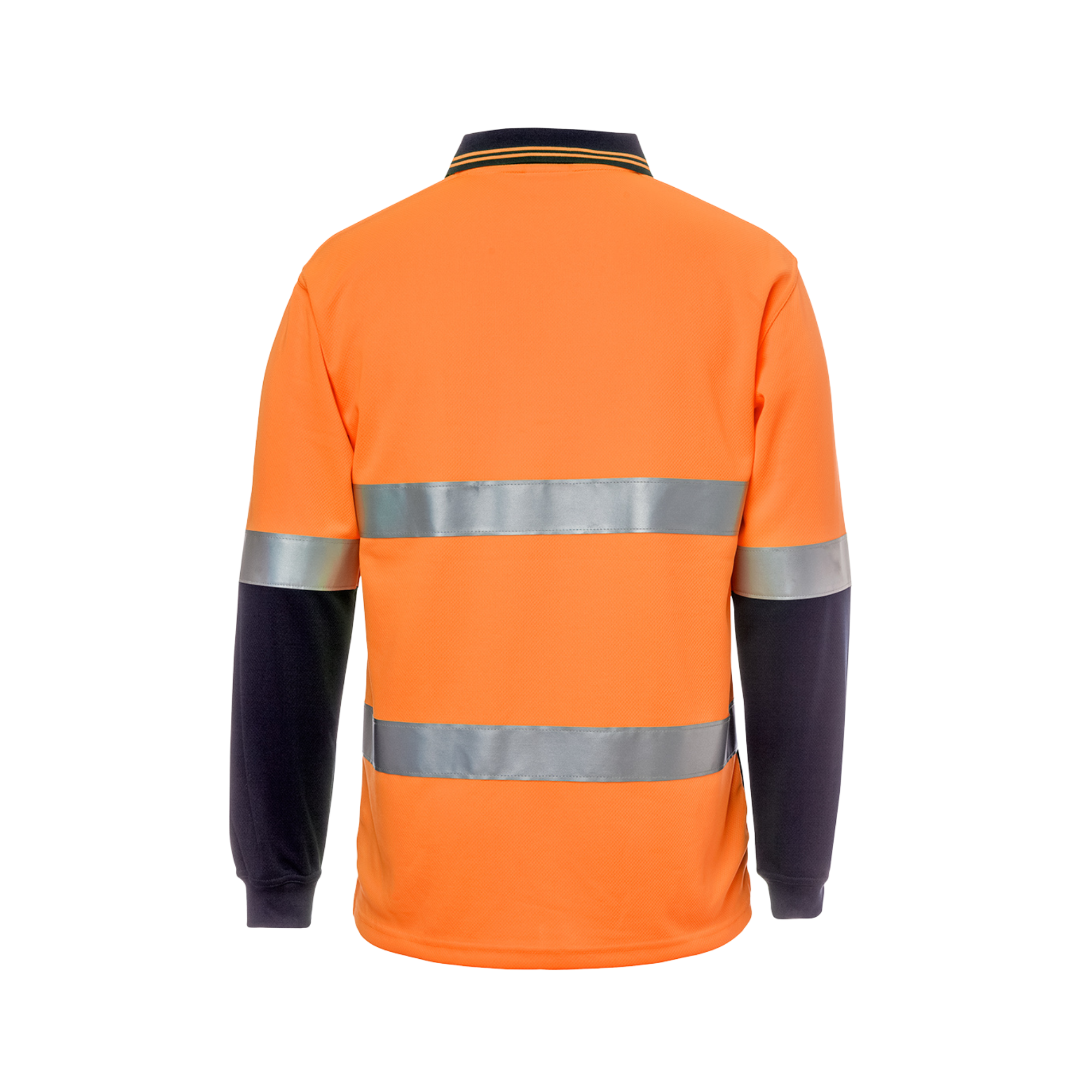 JB'S HI VIS L/S (D+N) COTTON BACK POLO