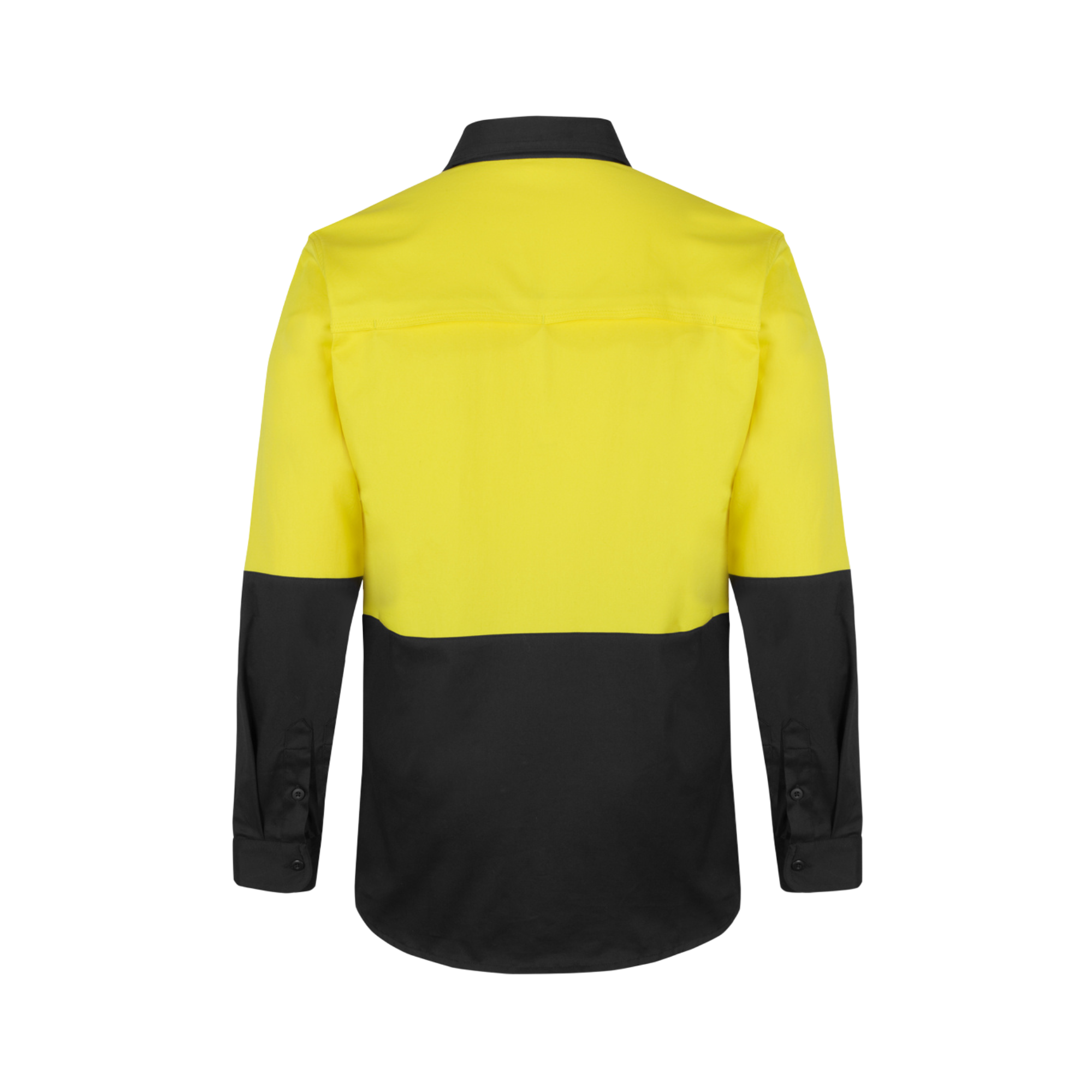 JB'S HI VIS L/S STRETCH WORK SHIRT