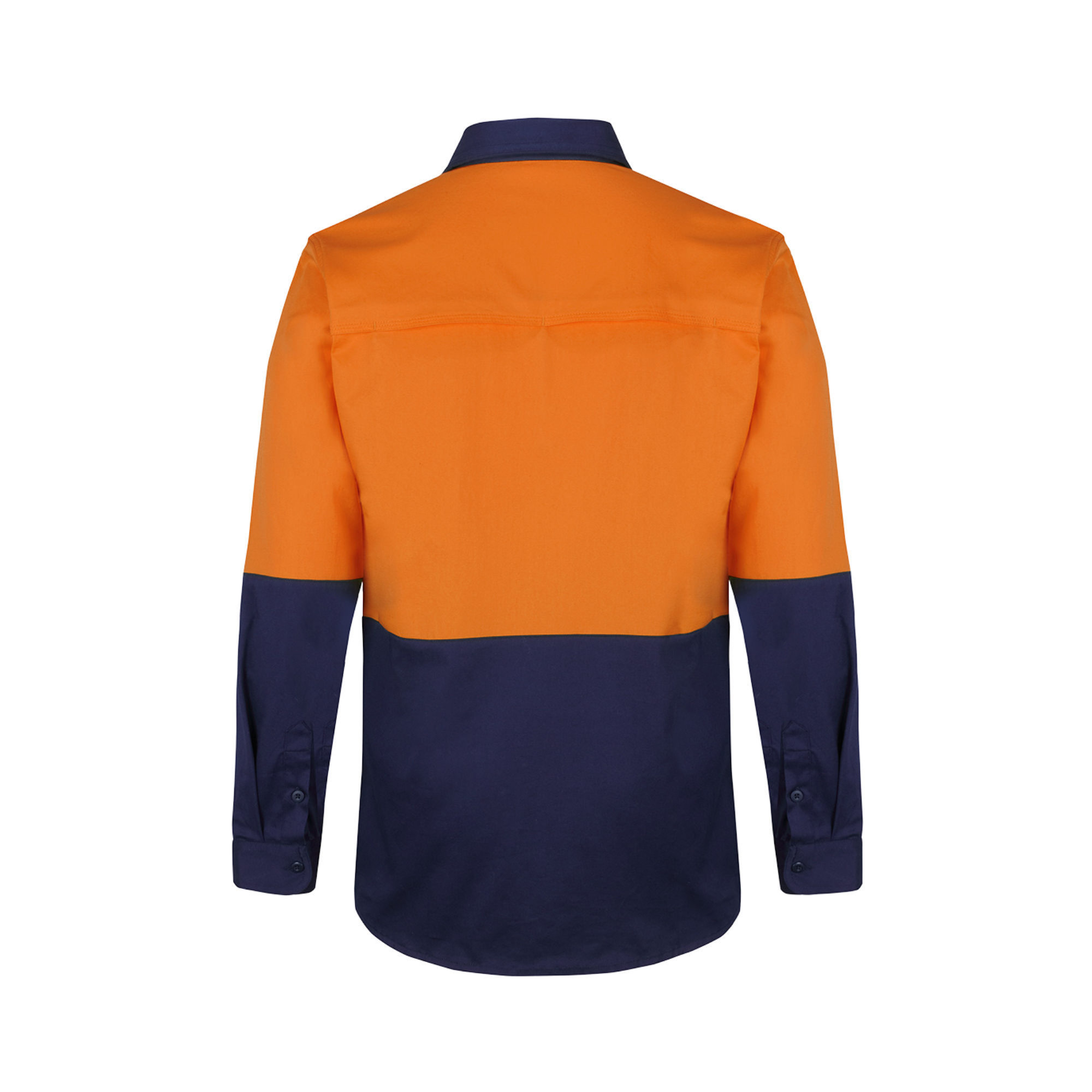 JB'S HI VIS L/S STRETCH WORK SHIRT