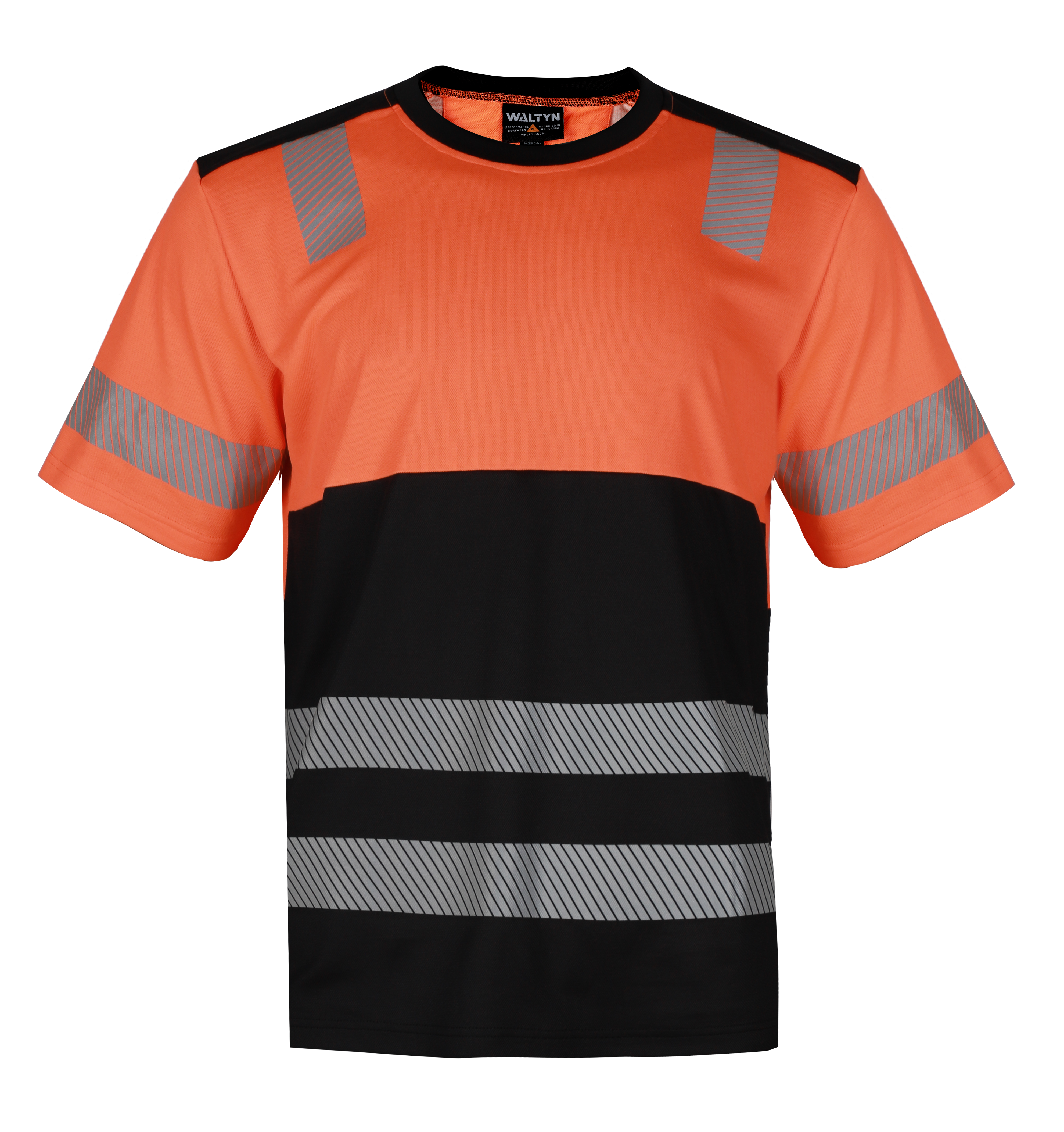 WALTYN HI VIS REFLECTIVE SHORT SLEEVE T-SHIRT