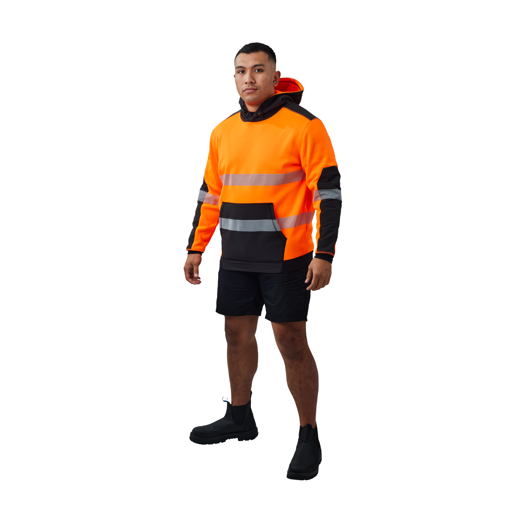 WALTYN HI VIS REFLECTIVE RIPSTOP HOODIE