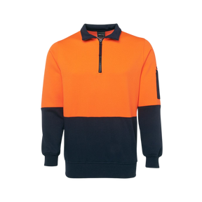 JB'S HI VIS 1/2 ZIP FLEECY