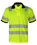 WALTYN HI VIS REFLECTIVE SHORT SLEEVE POLO