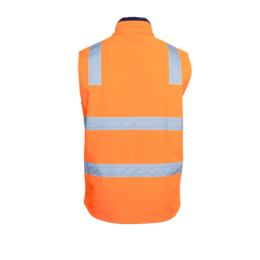 JB'S HI VIS (D+N) THREE LAYER SOFTSHELL VEST