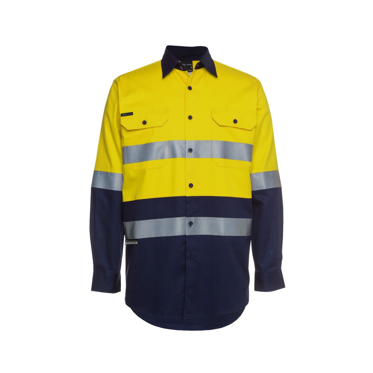 JB'S HI VIS (D+N) L/S 190G WORK SHIRT