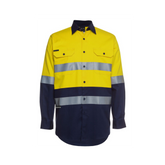 JB'S HI VIS (D+N) L/S 190G WORK SHIRT