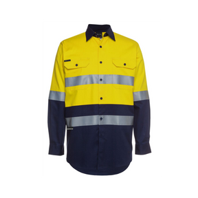 JB'S HI VIS (D+N) L/S 190G WORK SHIRT