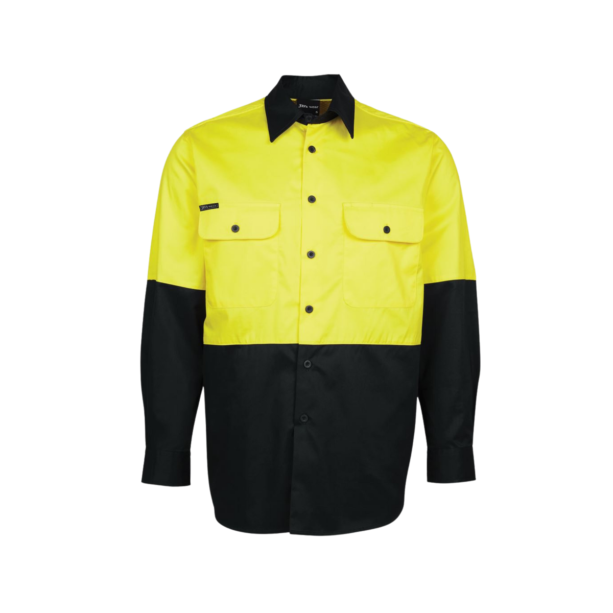 JB'S HI VIS L/S 150G WORK SHIRT