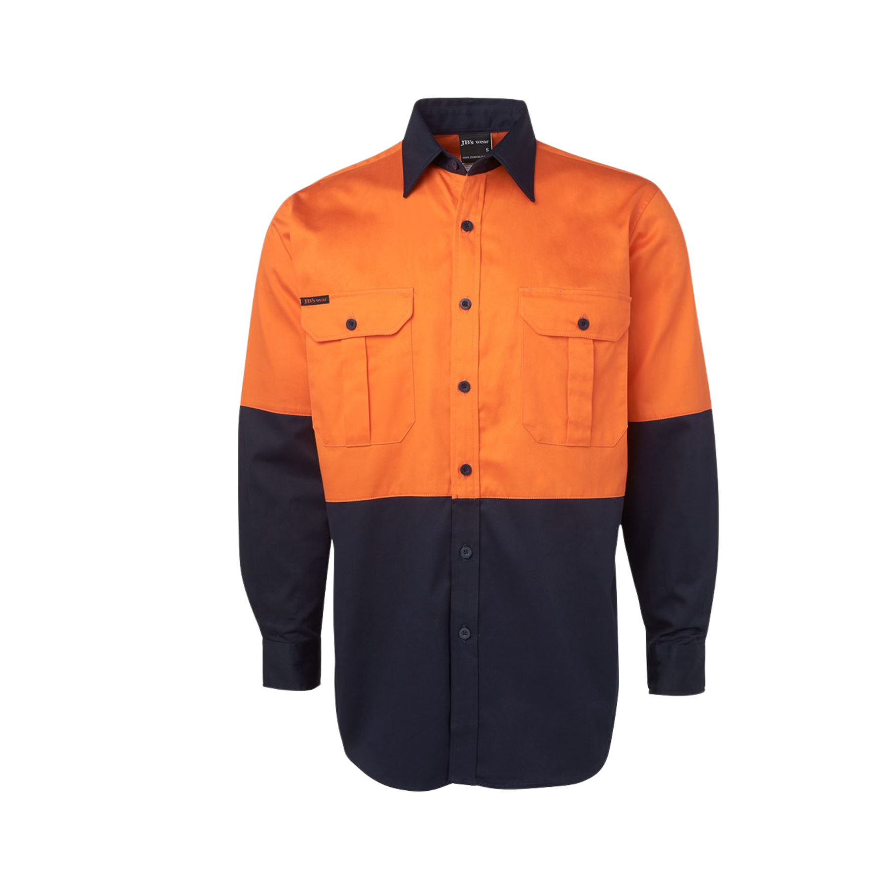 JB'S HI VIS L/S 190G WORK SHIRT