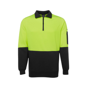 JB'S HI VIS 1/2 ZIP FLEECY