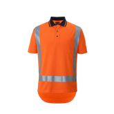 JB'S HI VIS (D+N) S/S NON CUFF TTMC-W17 TRADITIONAL POLO