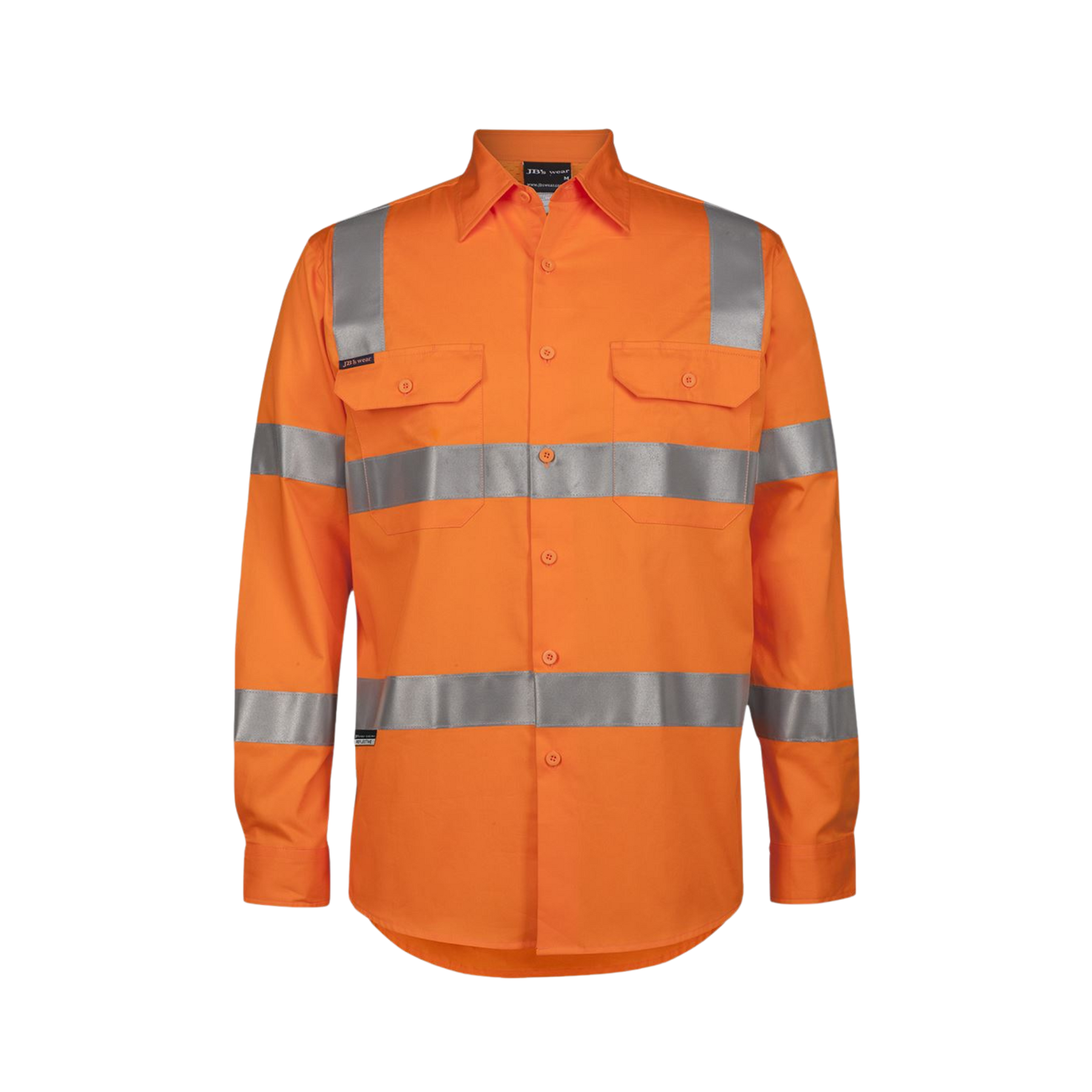 JB'S HI VIS (D+N) L/S 150G WORK SHIRT