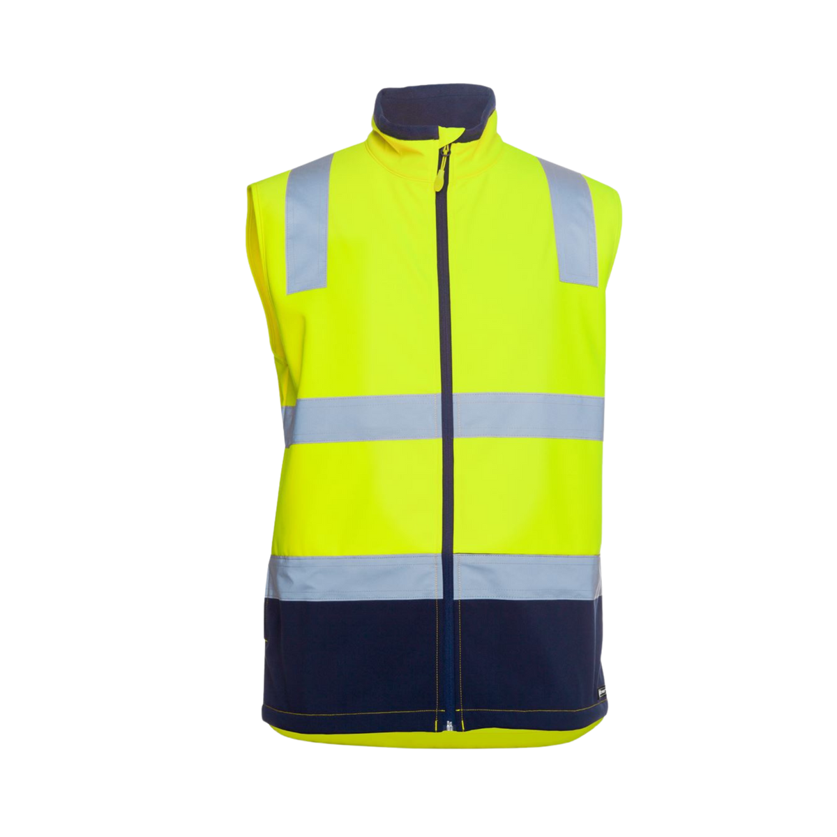 JB'S HI VIS (D+N) THREE LAYER SOFTSHELL VEST