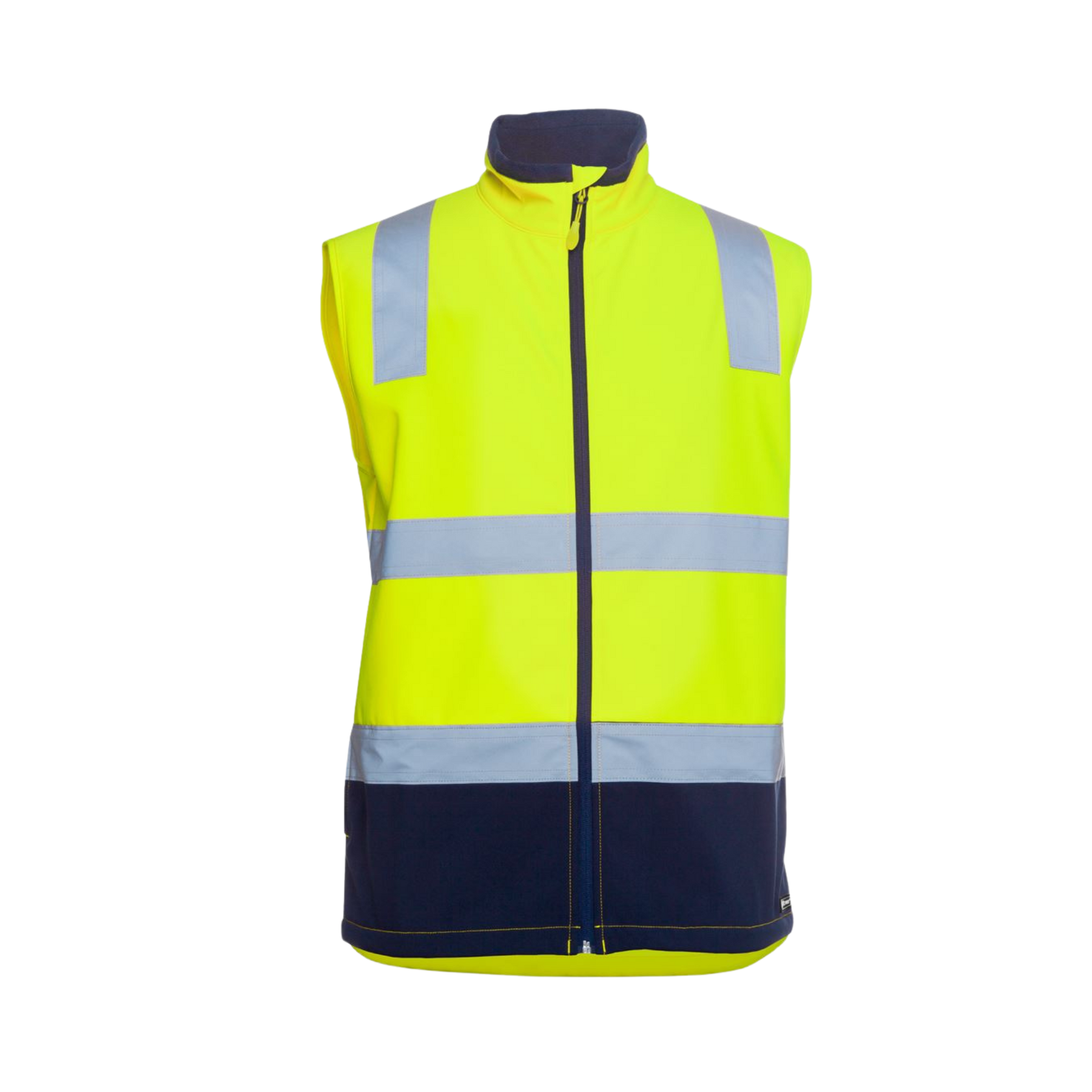 JB'S HI VIS (D+N) THREE LAYER SOFTSHELL VEST