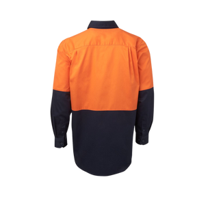 JB'S HI VIS L/S 190G WORK SHIRT