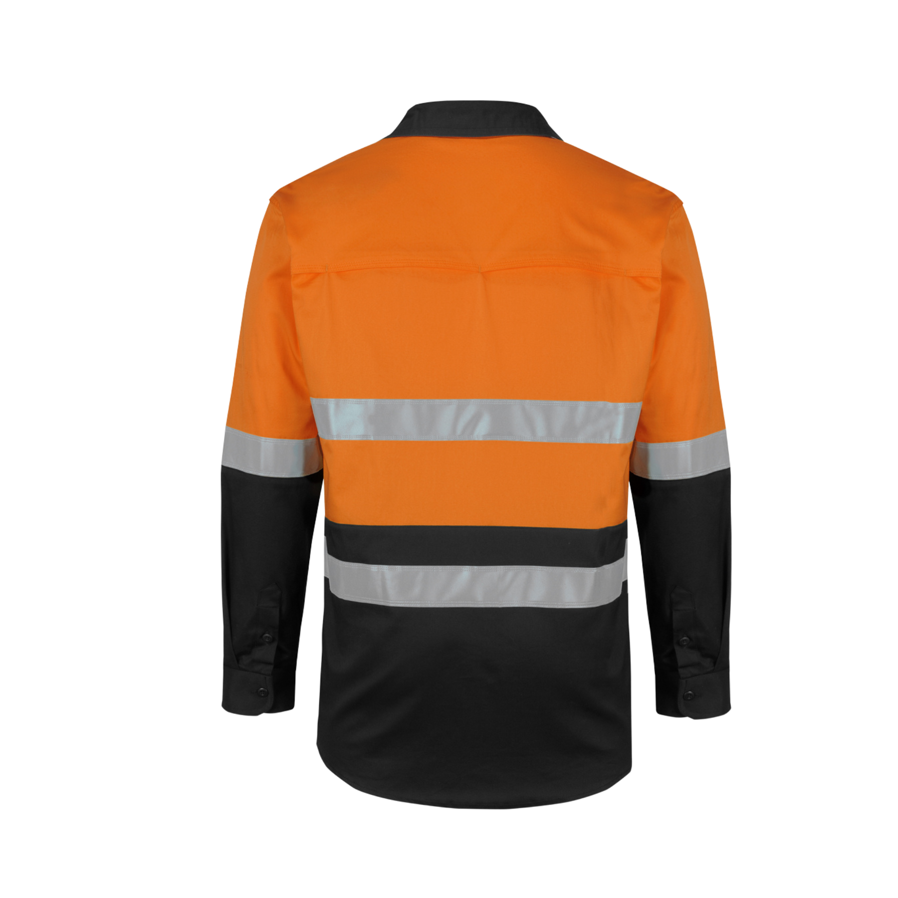 JB'S HI VIS (D+N) L/S STRETCH WORK SHIRT