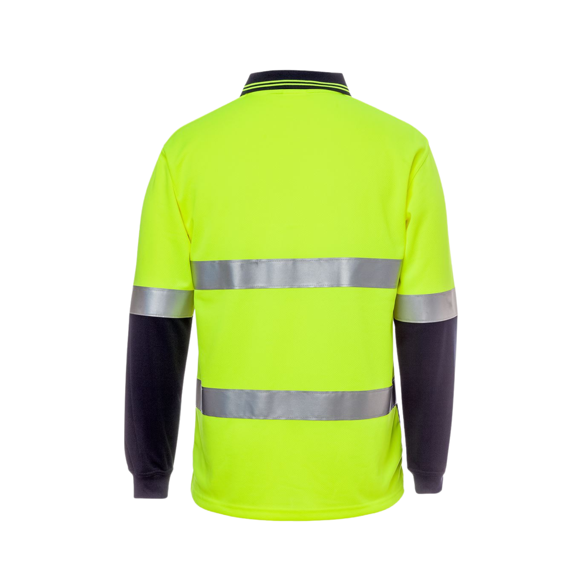 JB'S HI VIS L/S (D+N) COTTON BACK POLO