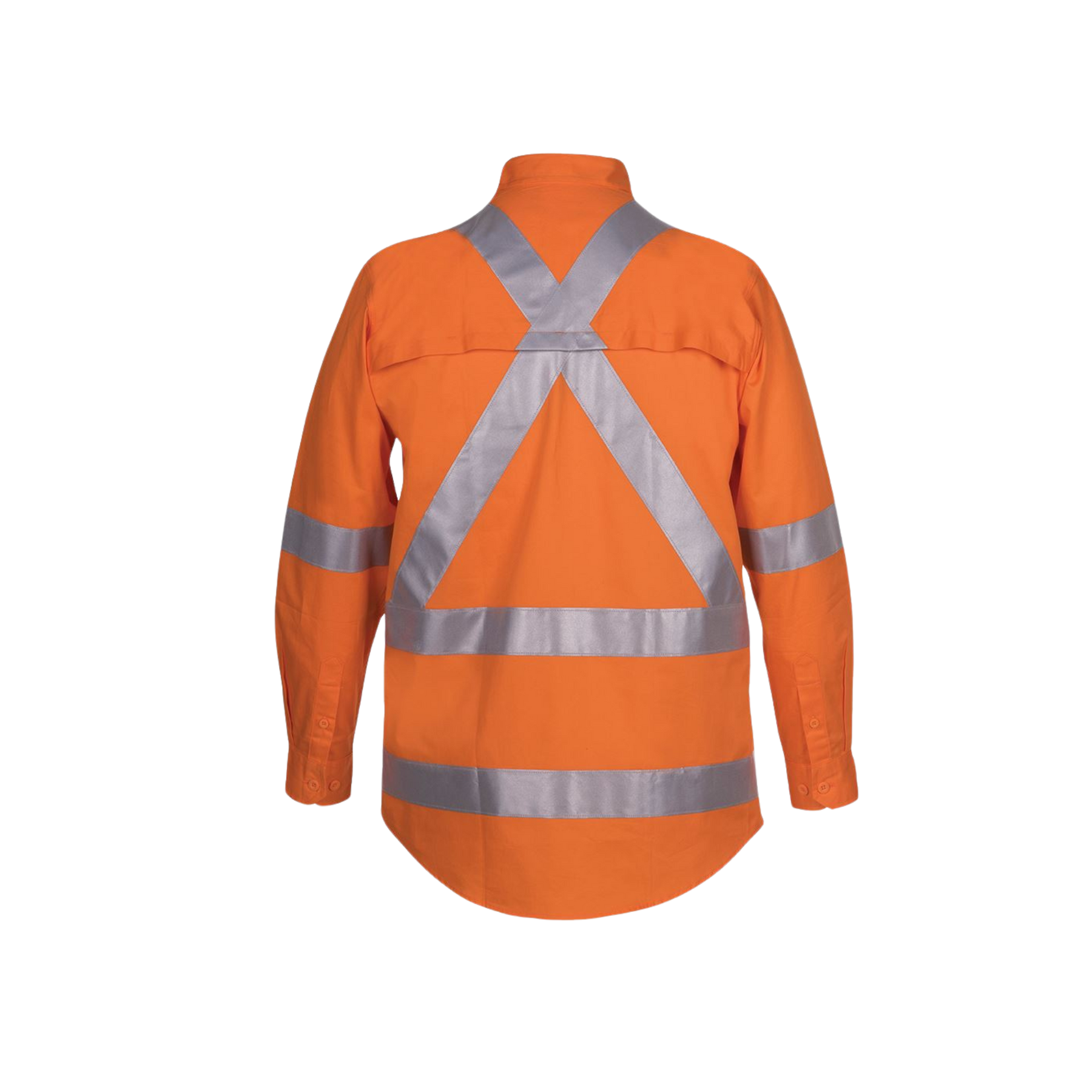 JB'S HI VIS 150G NSW RAIL X-BACK SHIRT