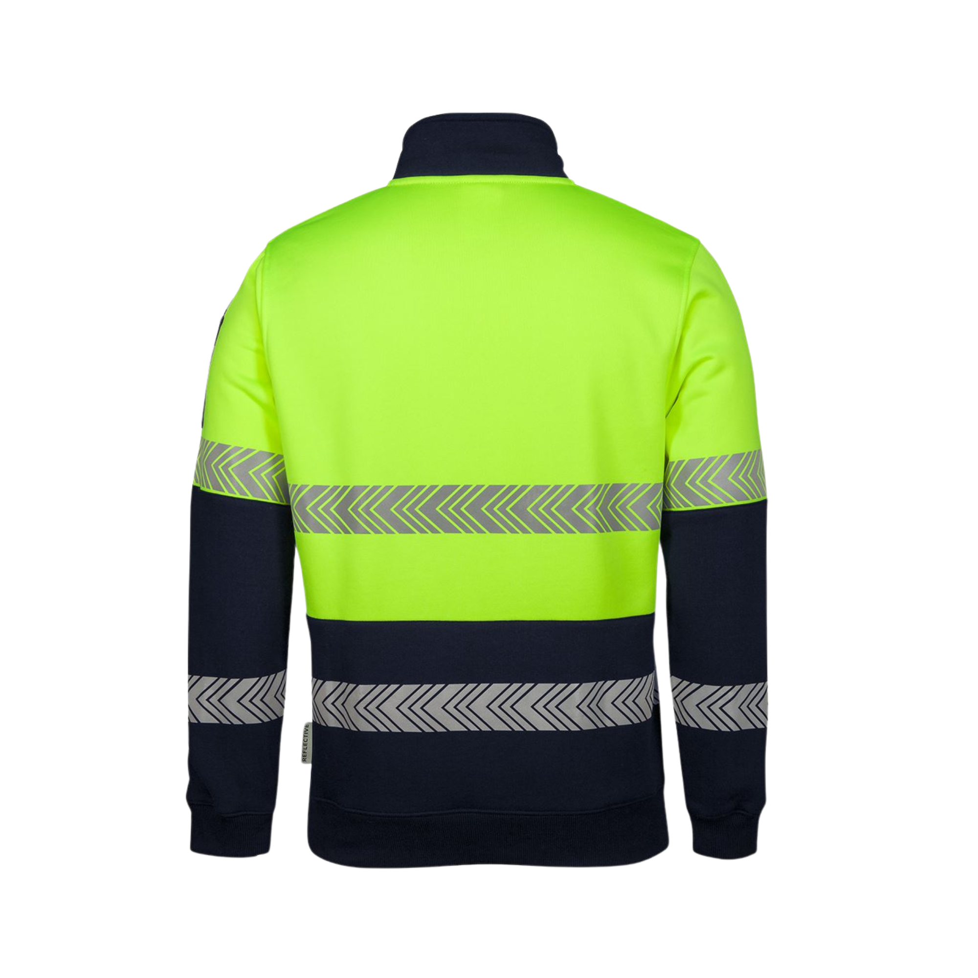 JB'S HI VIS ½ ZIP SEGMENTED TAPE FLEECY