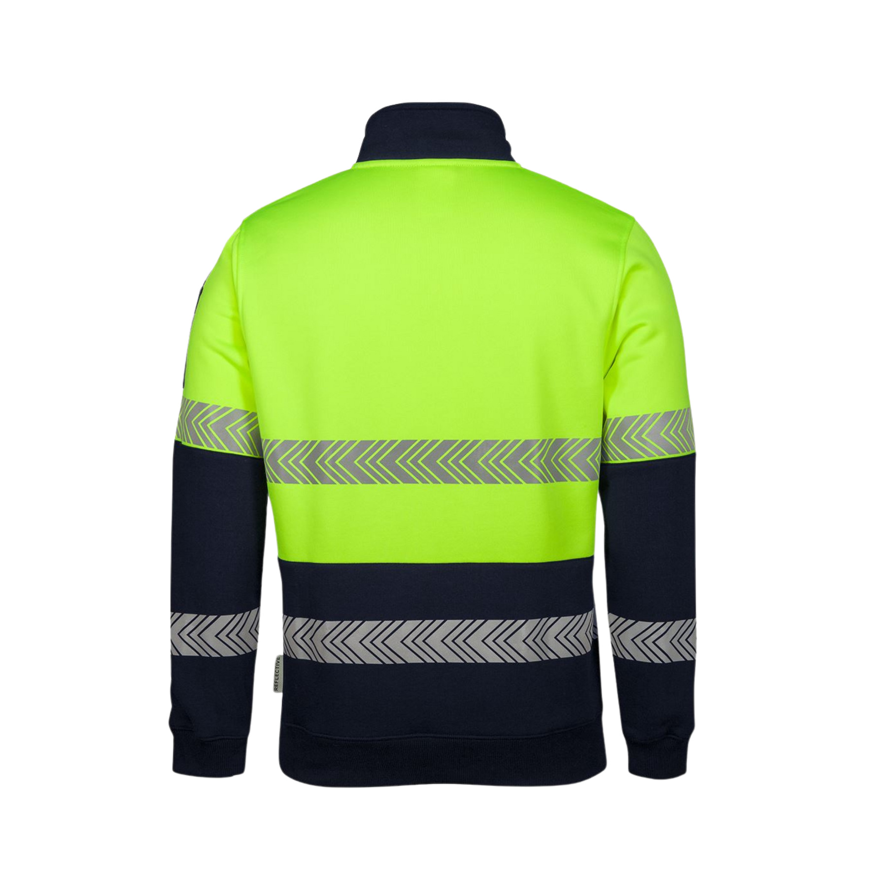 JB'S HI VIS ½ ZIP SEGMENTED TAPE FLEECY