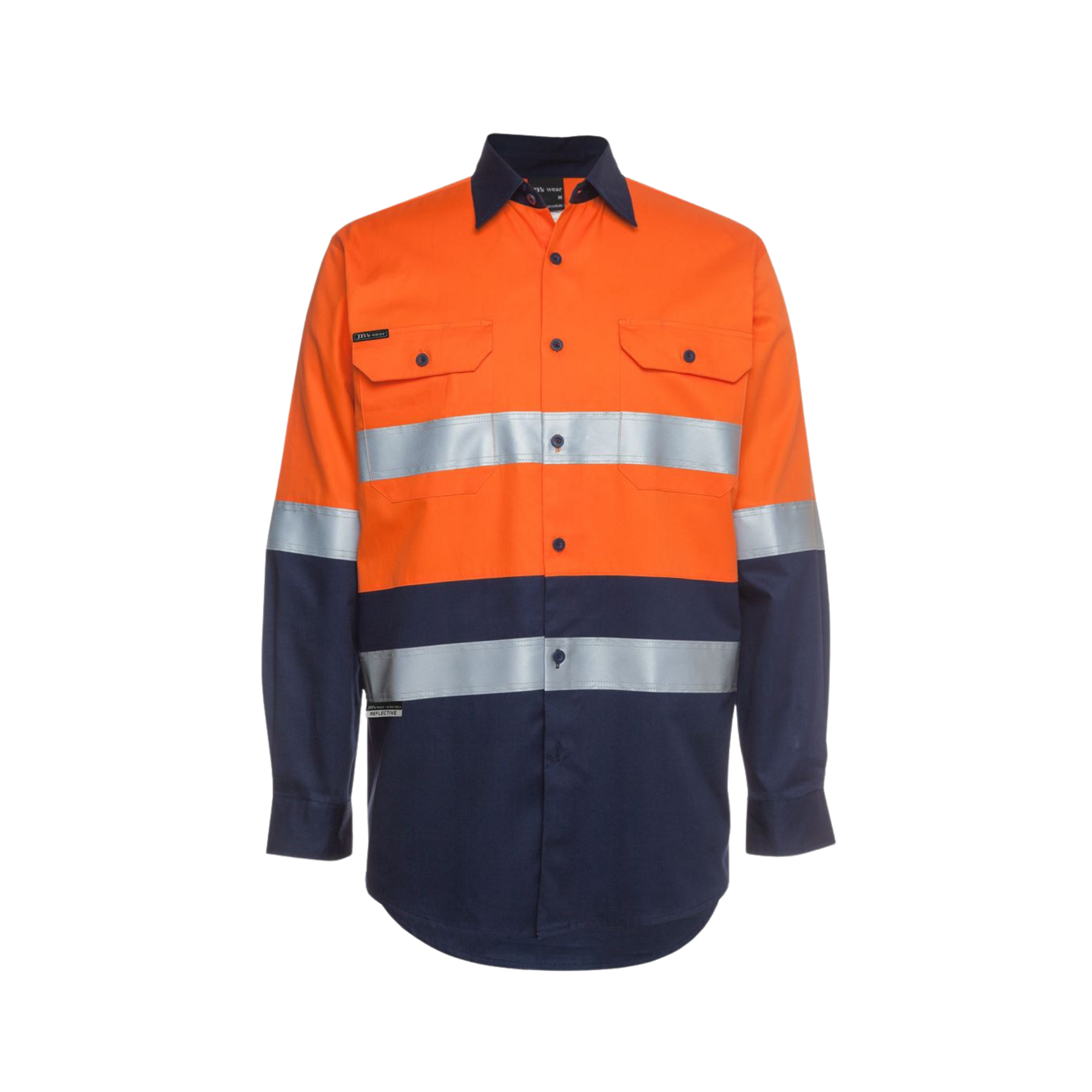 JB'S HI VIS (D+N) L/S 190G WORK SHIRT