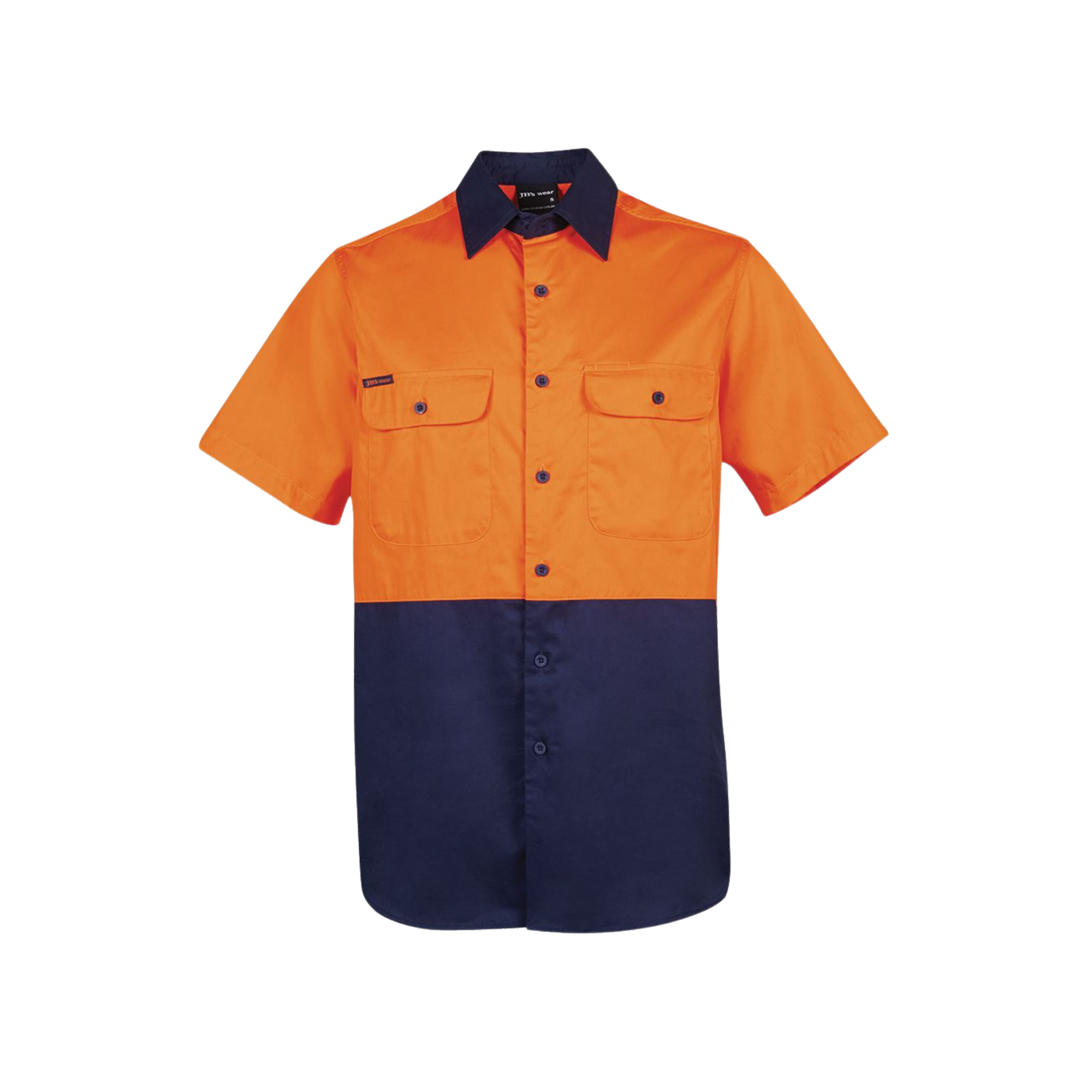 JB'S HI VIS S/S 150G WORK SHIRT