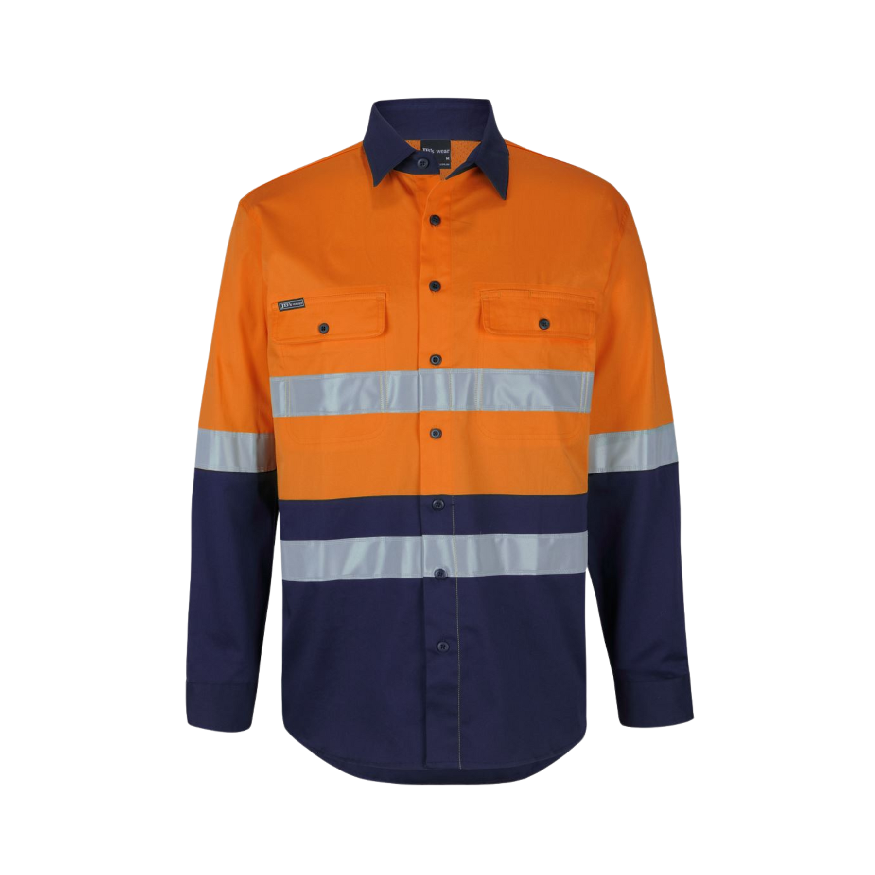 JB'S HI VIS (D+N) L/S STRETCH WORK SHIRT