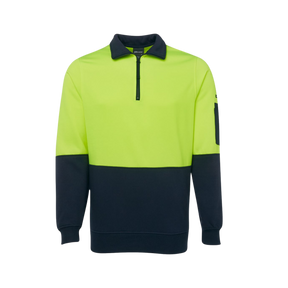 JB'S HI VIS 1/2 ZIP FLEECY