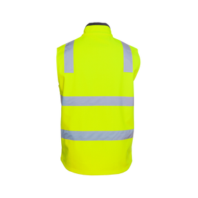 JB'S HI VIS (D+N) THREE LAYER SOFTSHELL VEST