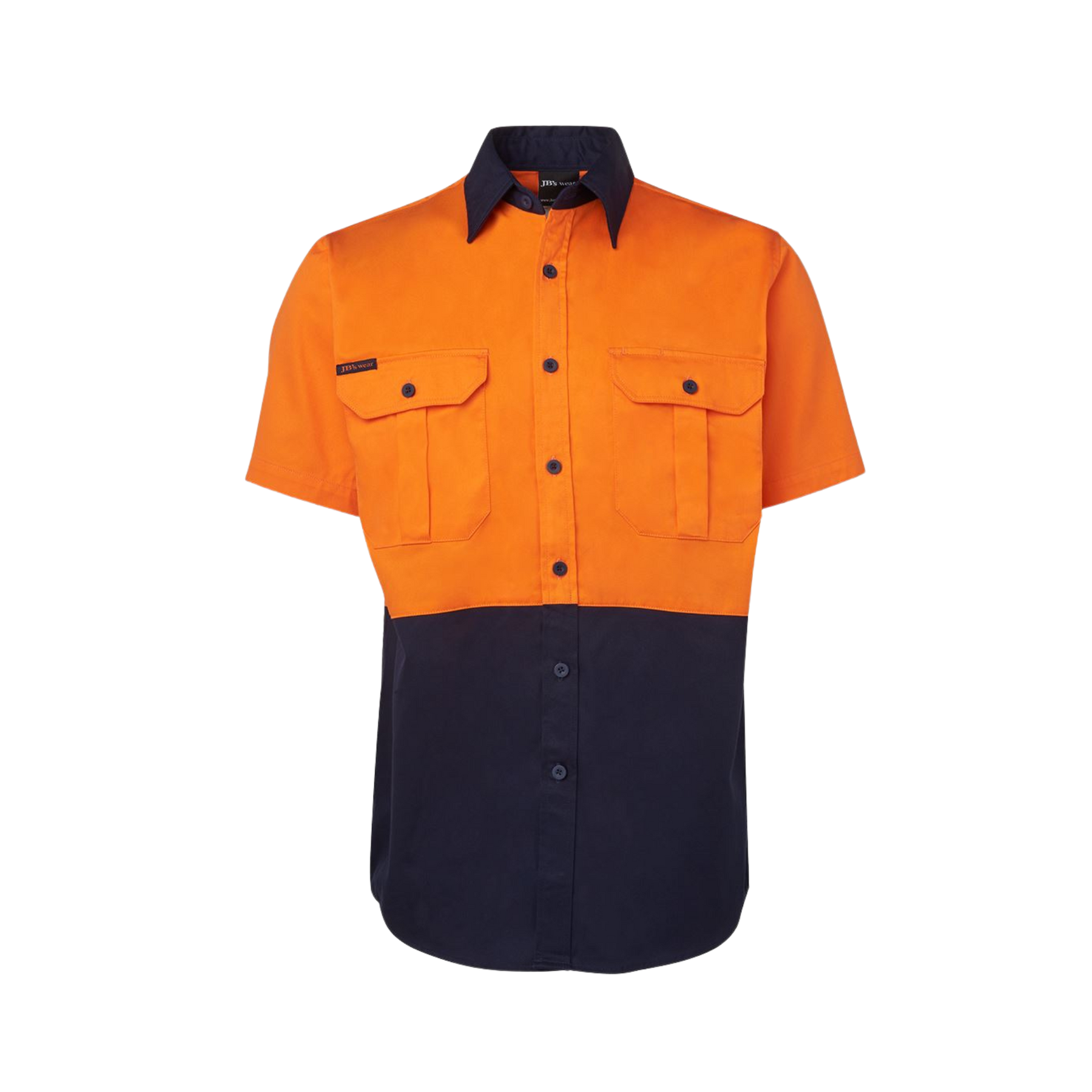 JB'S HI VIS S/S 190G WORK SHIRT