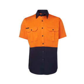 JB'S HI VIS S/S 190G WORK SHIRT