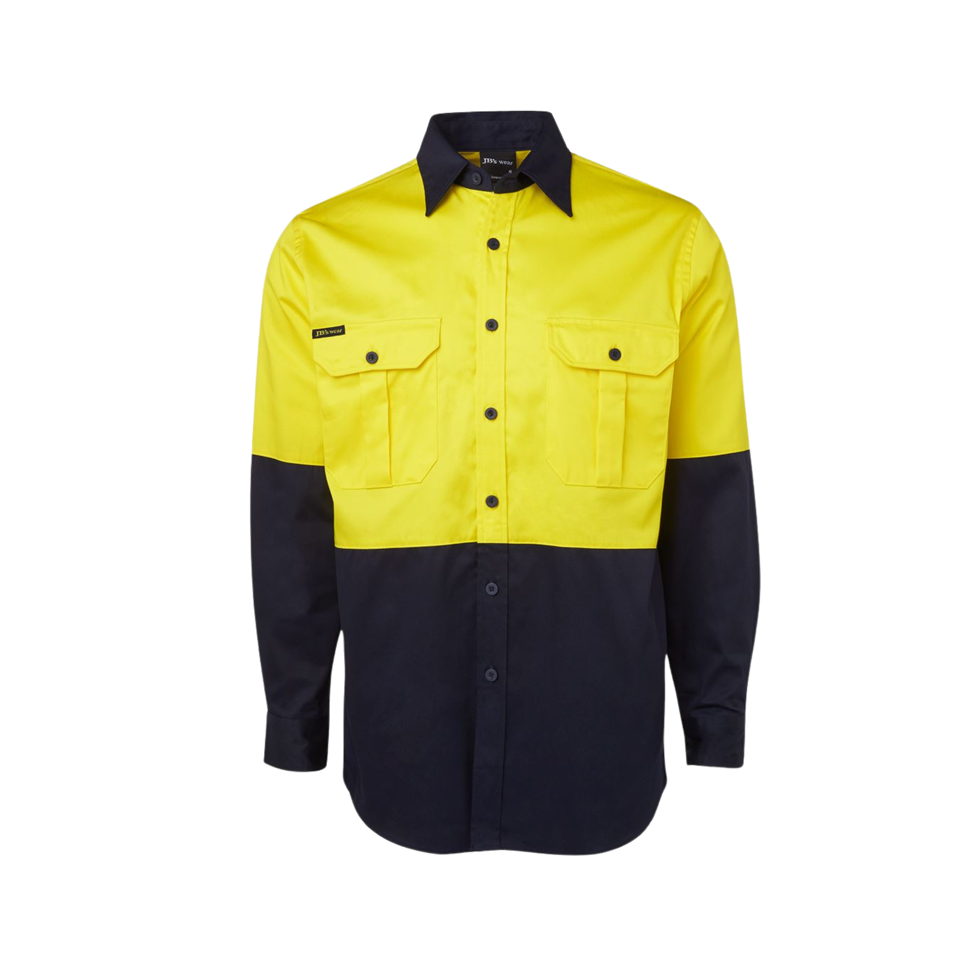 JB'S HI VIS L/S 190G WORK SHIRT
