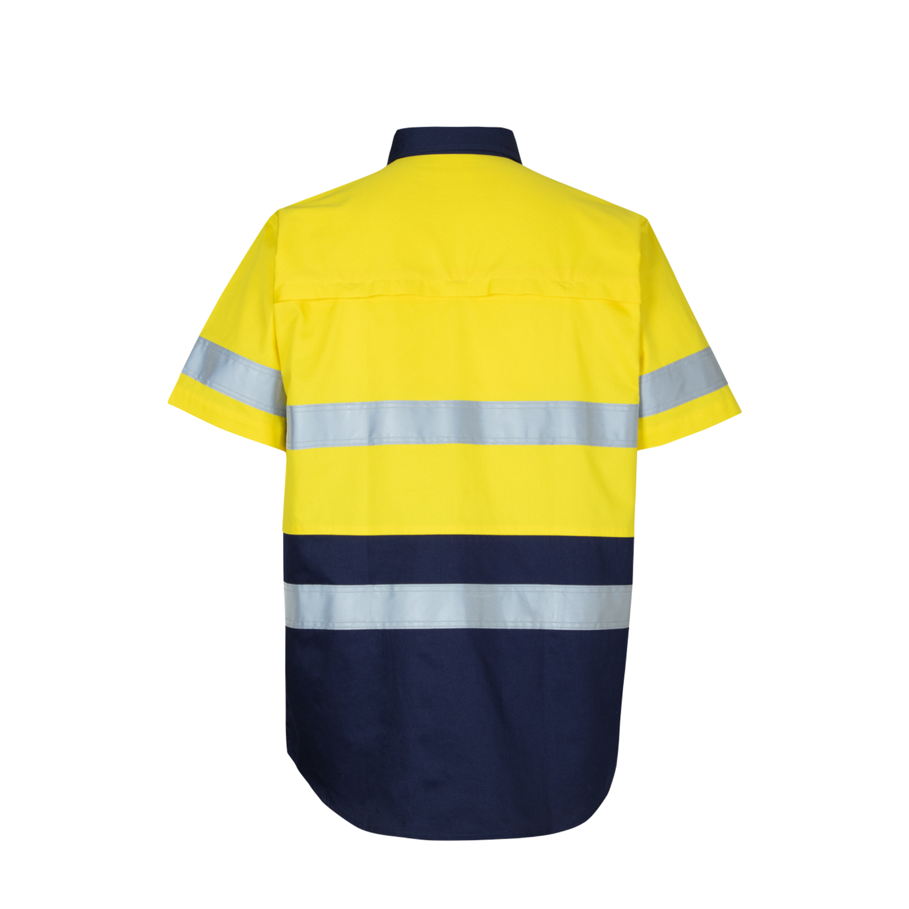 JB'S HI VIS (D+N) S/S 150G WORK SHIRT