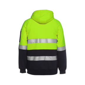 JB'S HI VIS (D+N) FULL ZIP FLEECY HOODIE