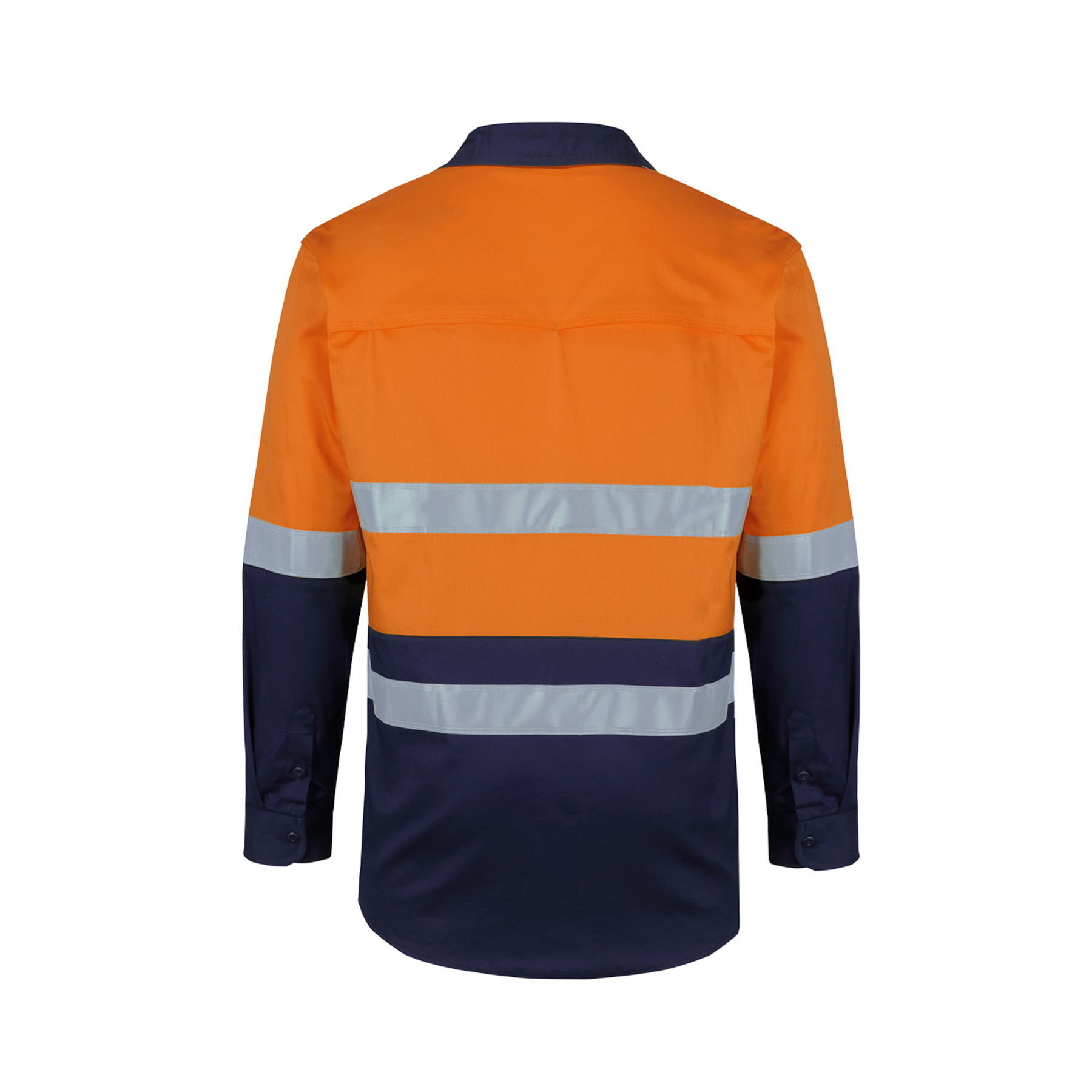 JB'S HI VIS (D+N) L/S STRETCH WORK SHIRT