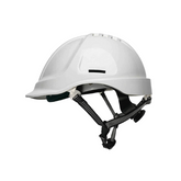 Armour Vented ABS Hard Hat with Chin Straps