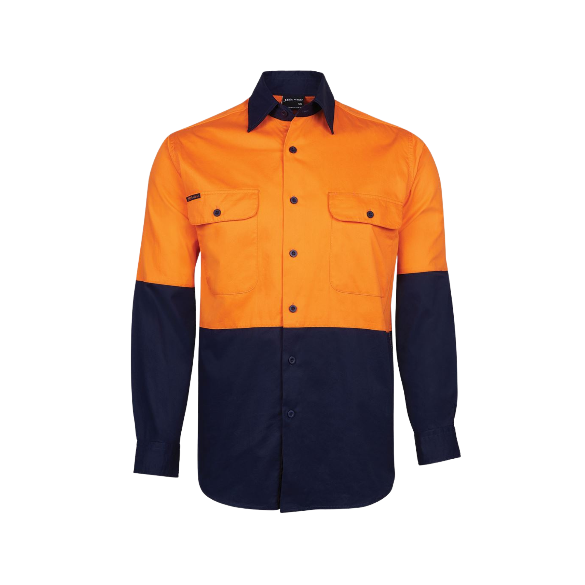 JB'S HI VIS L/S 150G WORK SHIRT