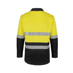 JB'S HI VIS (D+N) L/S STRETCH WORK SHIRT