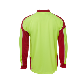 JB'S HI VIS L/S ARM PANEL POLO