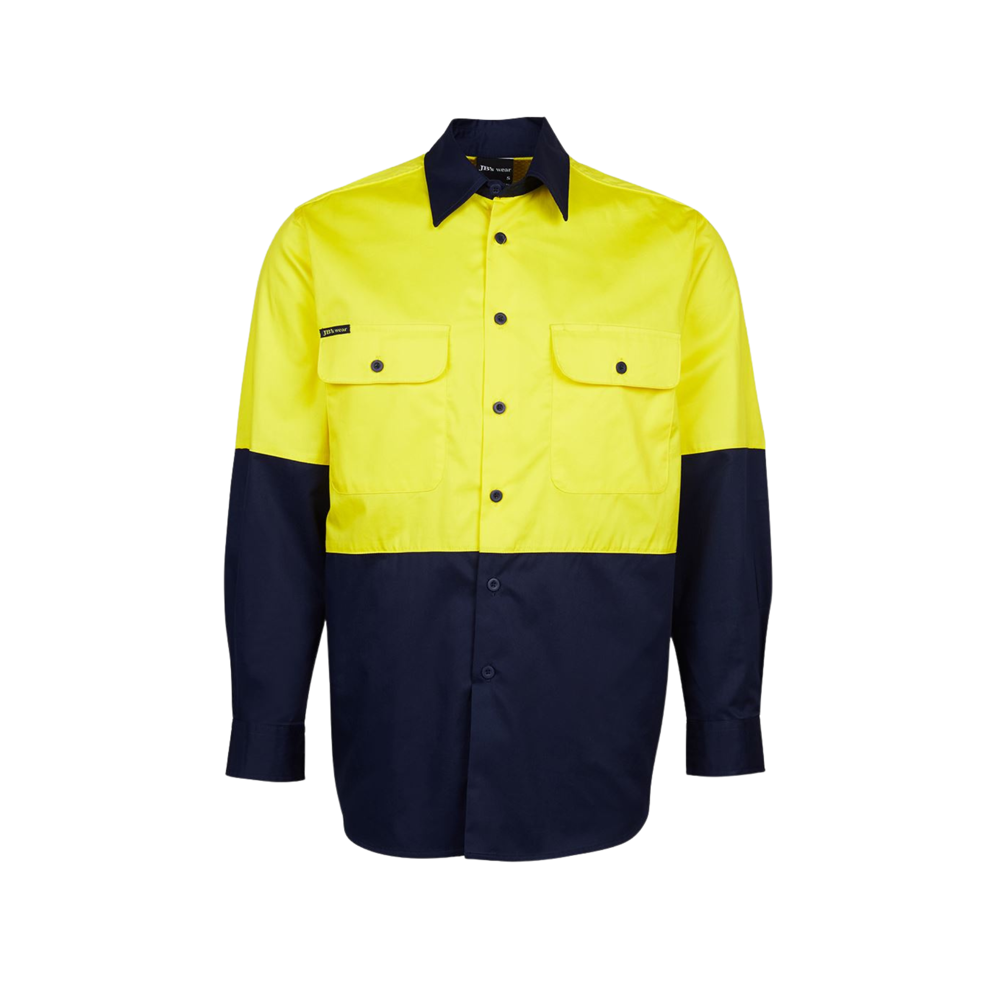 JB'S HI VIS L/S 150G WORK SHIRT