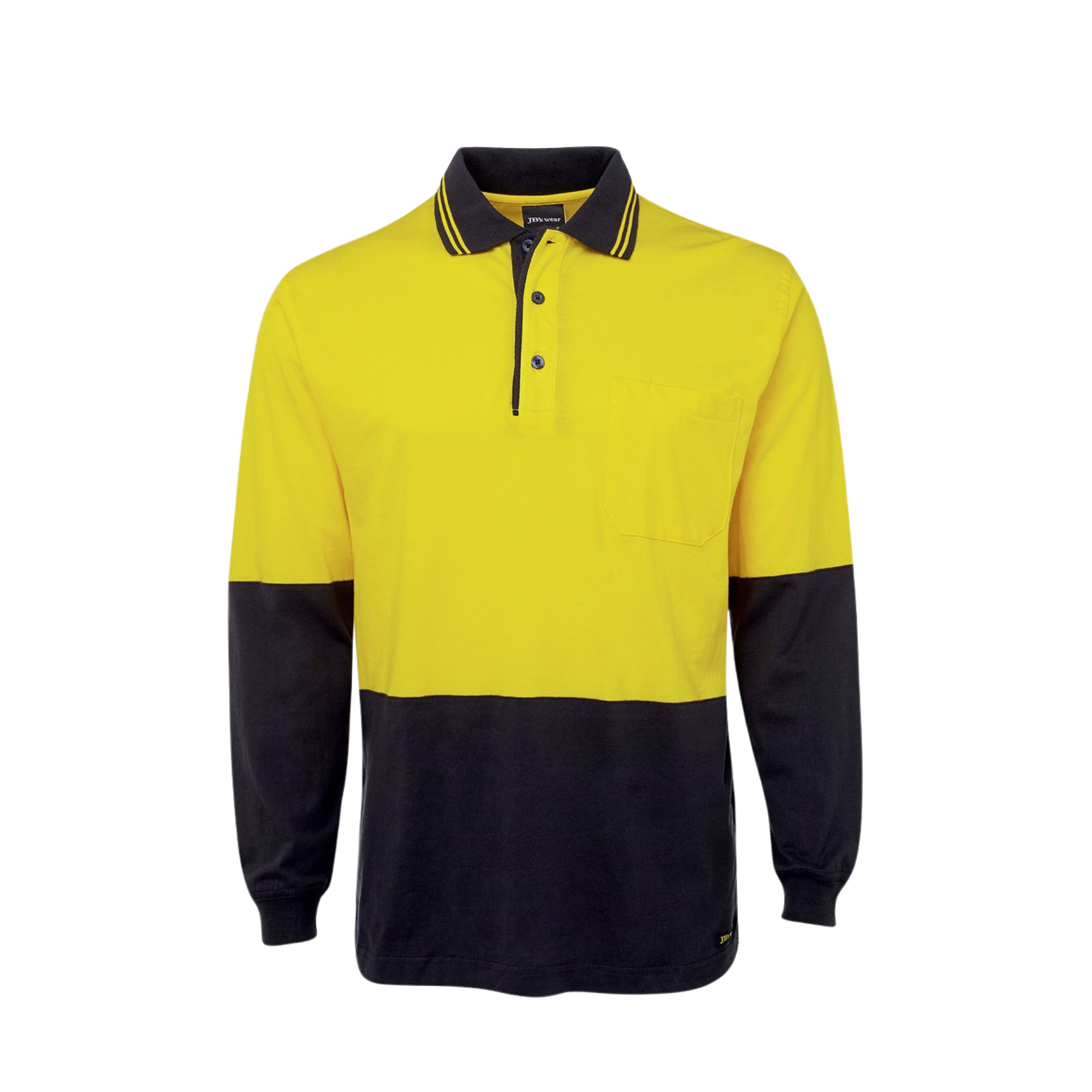 JB'S HI VIS L/S COTTON POLO