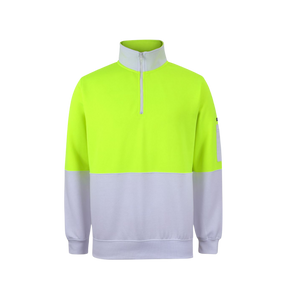 JB'S HI VIS 1/2 ZIP FLEECY