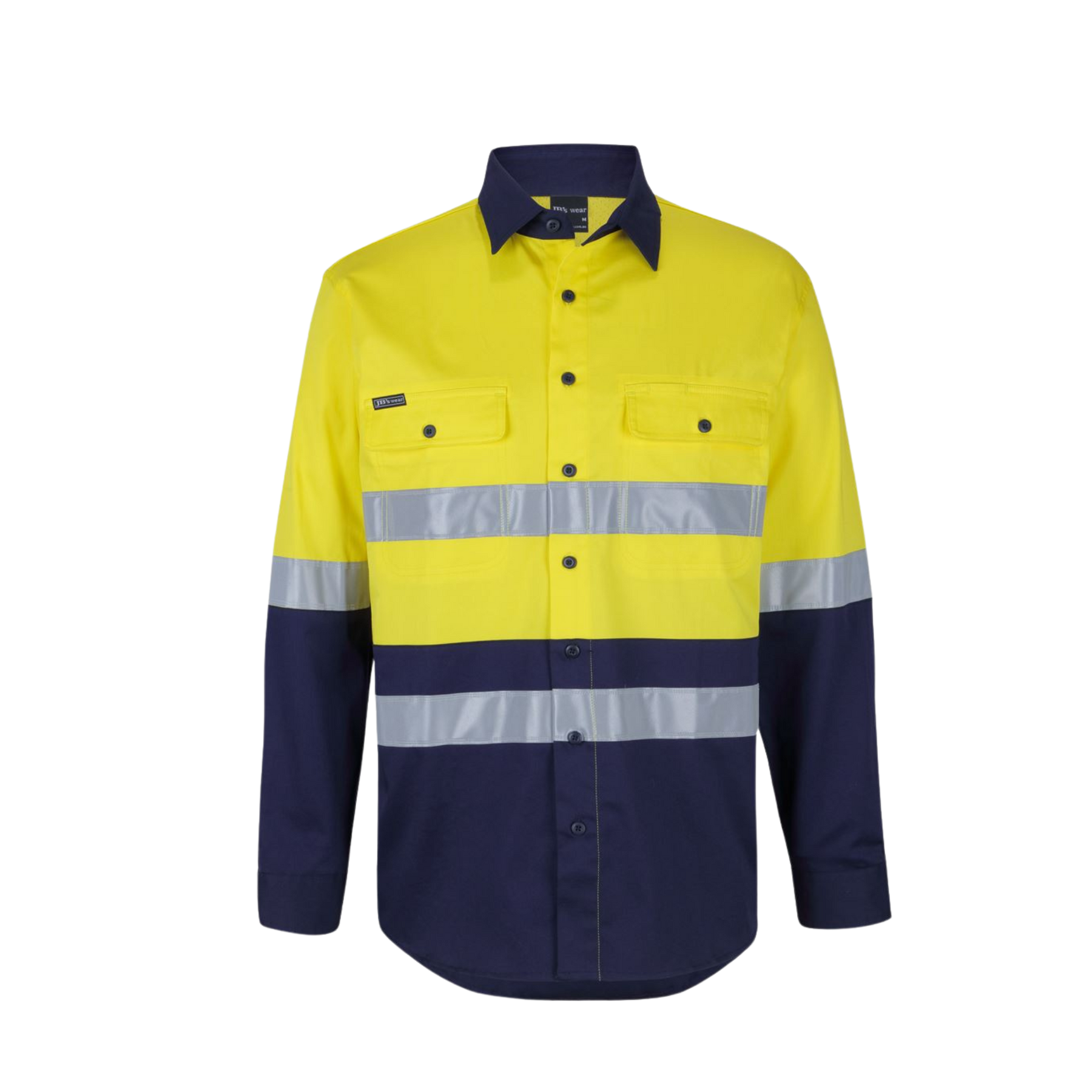 JB'S HI VIS (D+N) L/S STRETCH WORK SHIRT