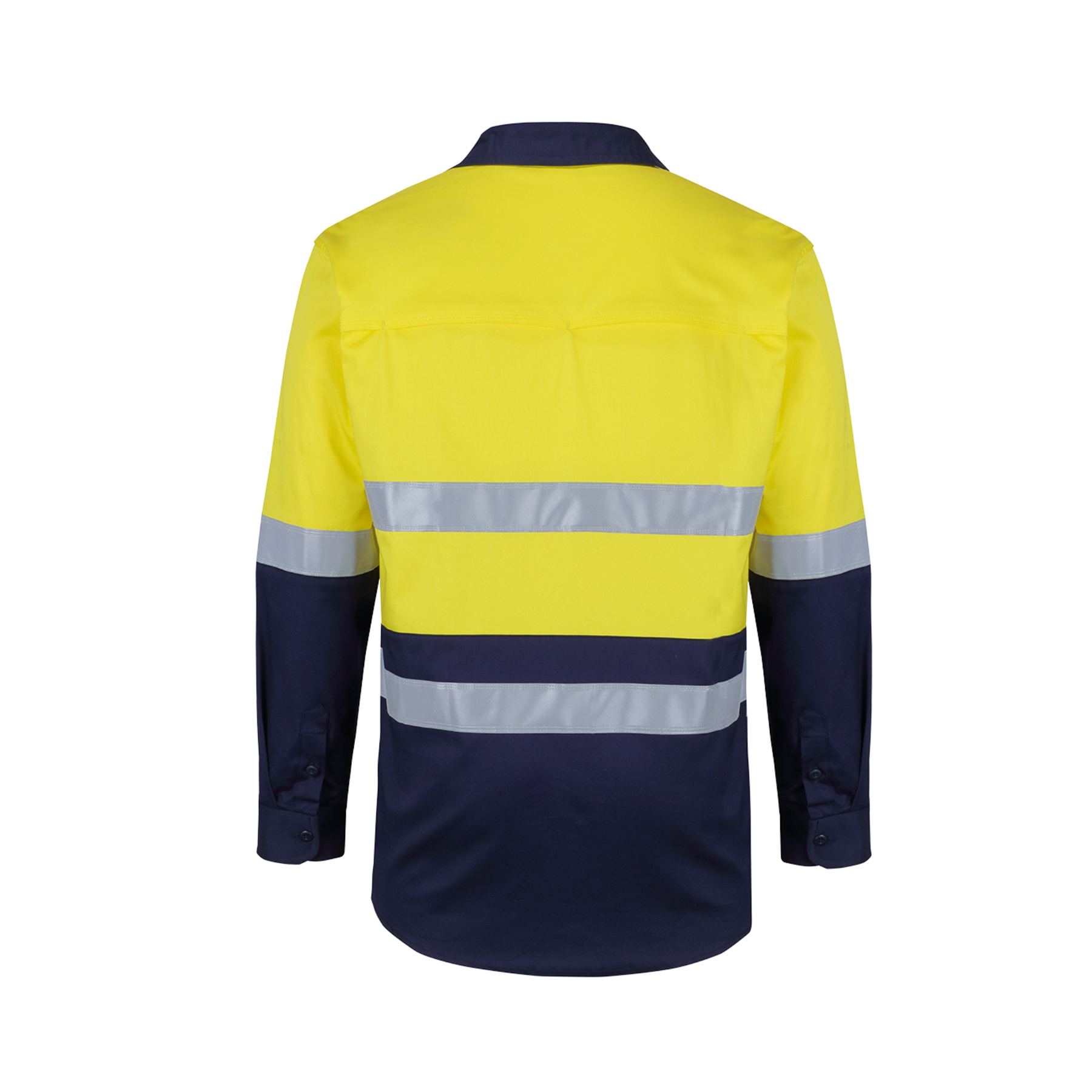 JB'S HI VIS (D+N) L/S STRETCH WORK SHIRT