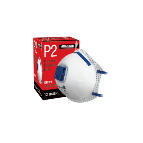 Armour Disposable Respirator Valve Mask - P2