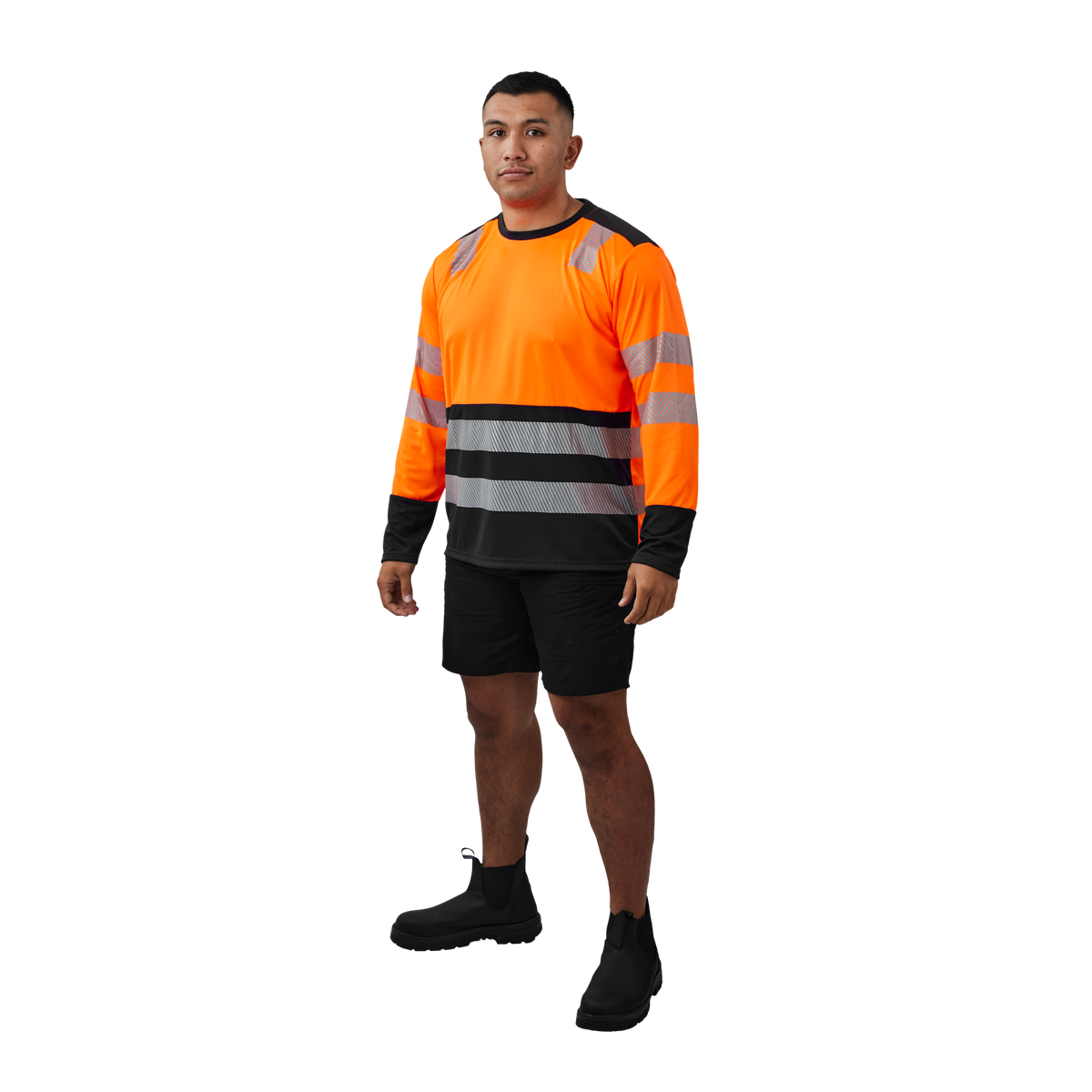 WALTYN HI VIS REFLECTIVE LONG SLEEVE T-SHIRT