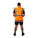 WALTYN HI VIS REFLECTIVE WATERPROOF VEST